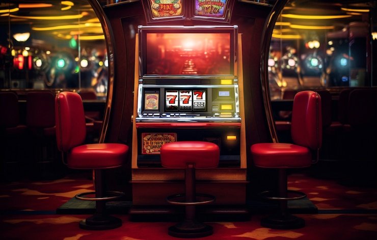 Antarmuka permainan Mesin Arcade di platform siri togel menampilkan tabel pembayaran dan kontrol bermain yang intuitif